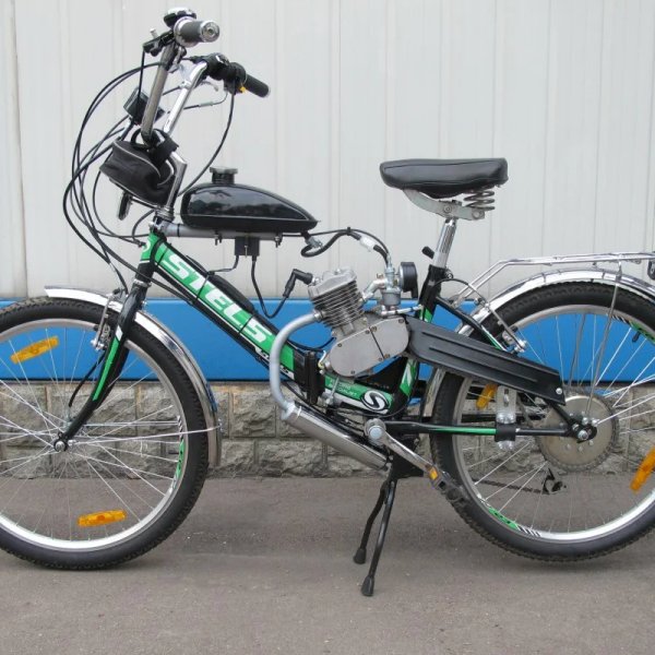Складной велосипед с мотором Стелс Пилот 750